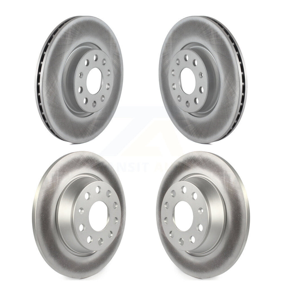 Front Rear Coated Disc Brake Rotors Kit For Volkswagen Tiguan CC Passat GTI Audi Q3 Limited A3 Quattro KG-100996