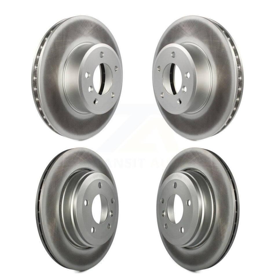 Front Rear Coated Disc Brake Rotors Kit For BMW 530i 525i 528i KG-101002