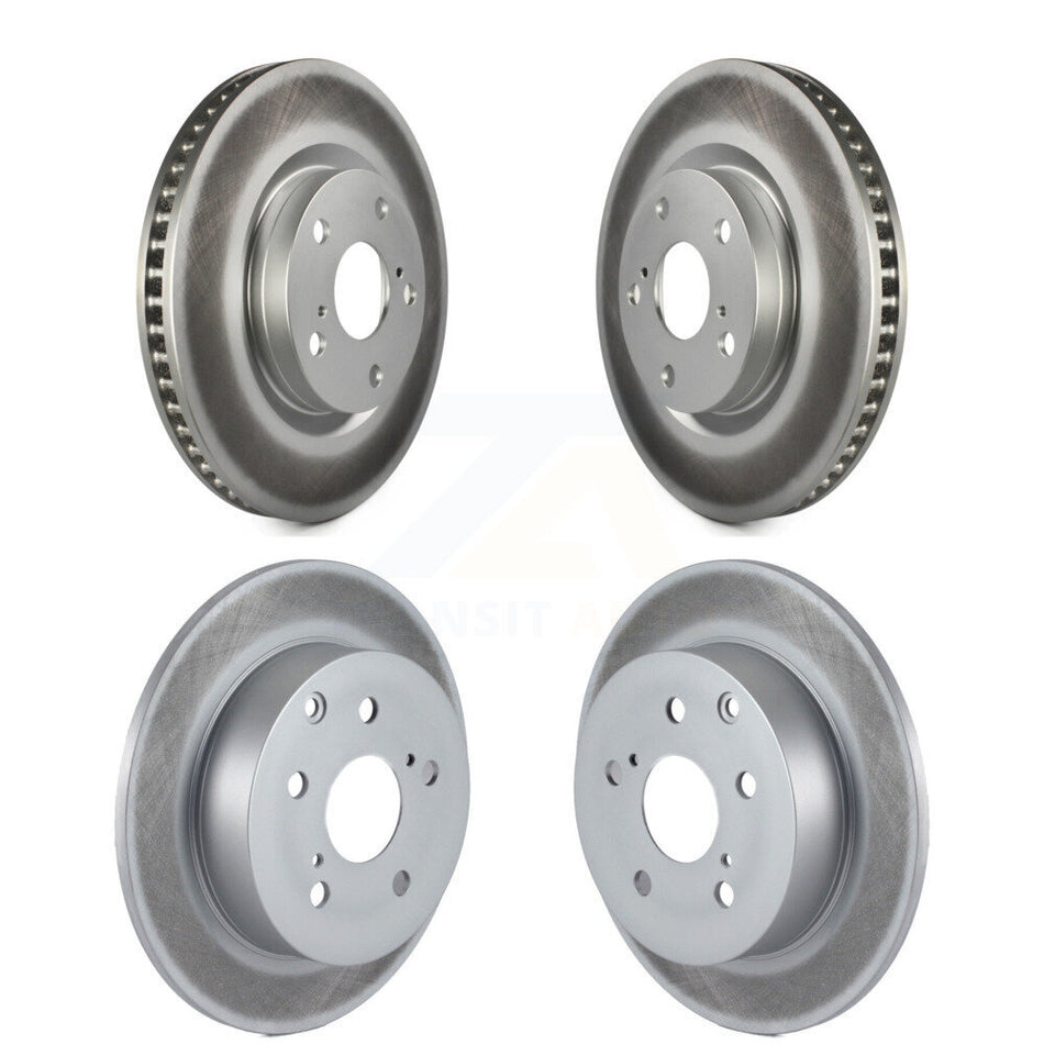 Front Rear Coated Disc Brake Rotors Kit For Toyota Matrix Pontiac Vibe KG-101026