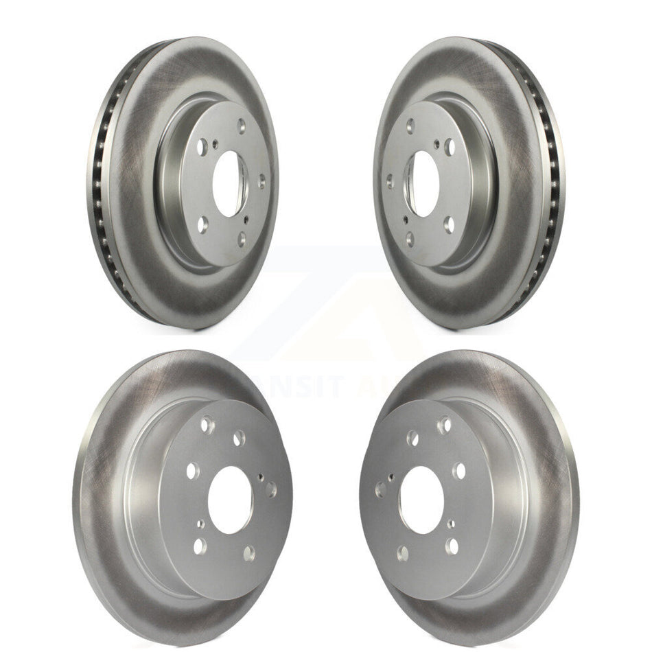 Front Rear Coated Disc Brake Rotors Kit For Toyota RAV4 Lexus HS250h KG-101034