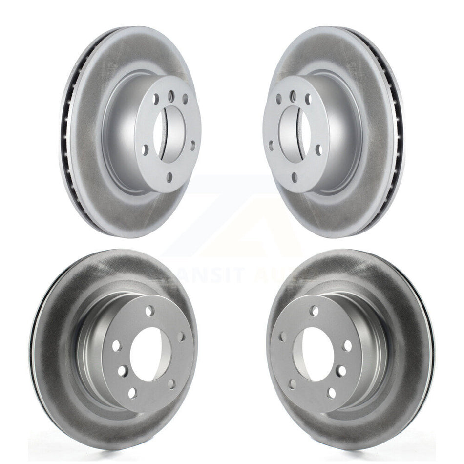 Front Rear Coated Disc Brake Rotors Kit For 2008-2013 BMW 128i KG-101038