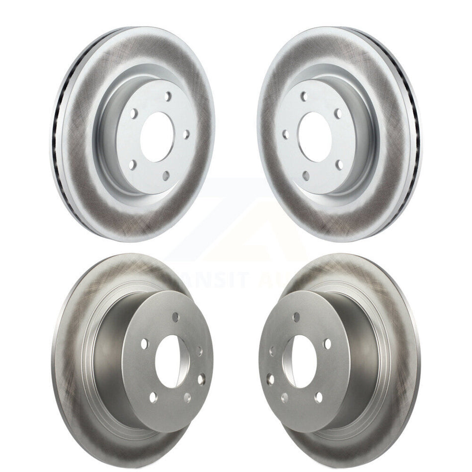 Front Rear Coated Disc Brake Rotors Kit For Nissan Altima KG-101054