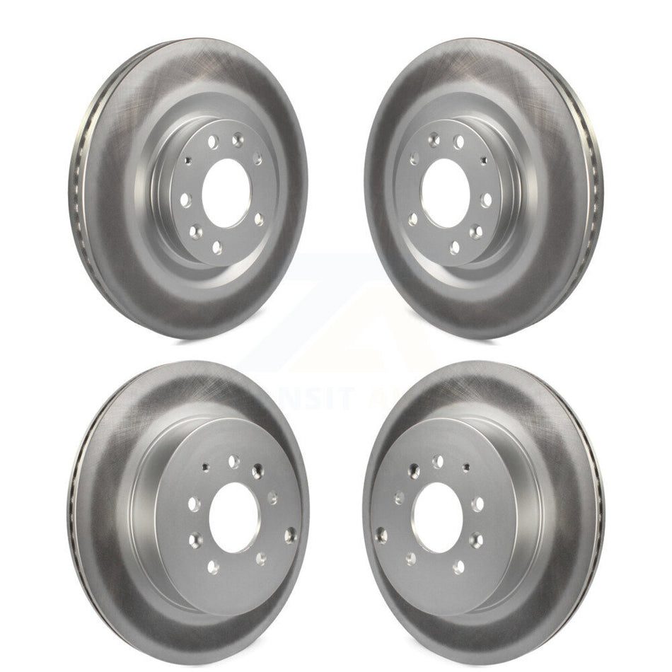 Front Rear Coated Disc Brake Rotors Kit For 2007-2015 Mazda CX-9 KG-101059