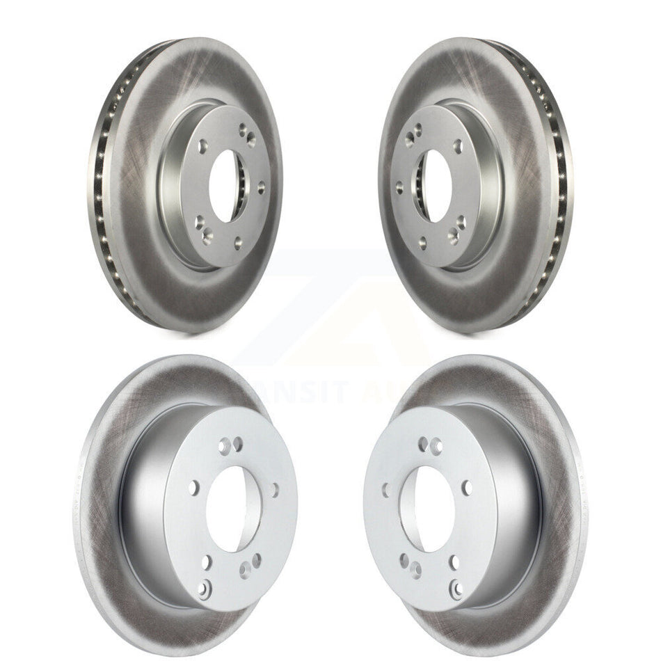 Front Rear Coated Disc Brake Rotors Kit For 2007-2009 Kia Rondo KG-101065