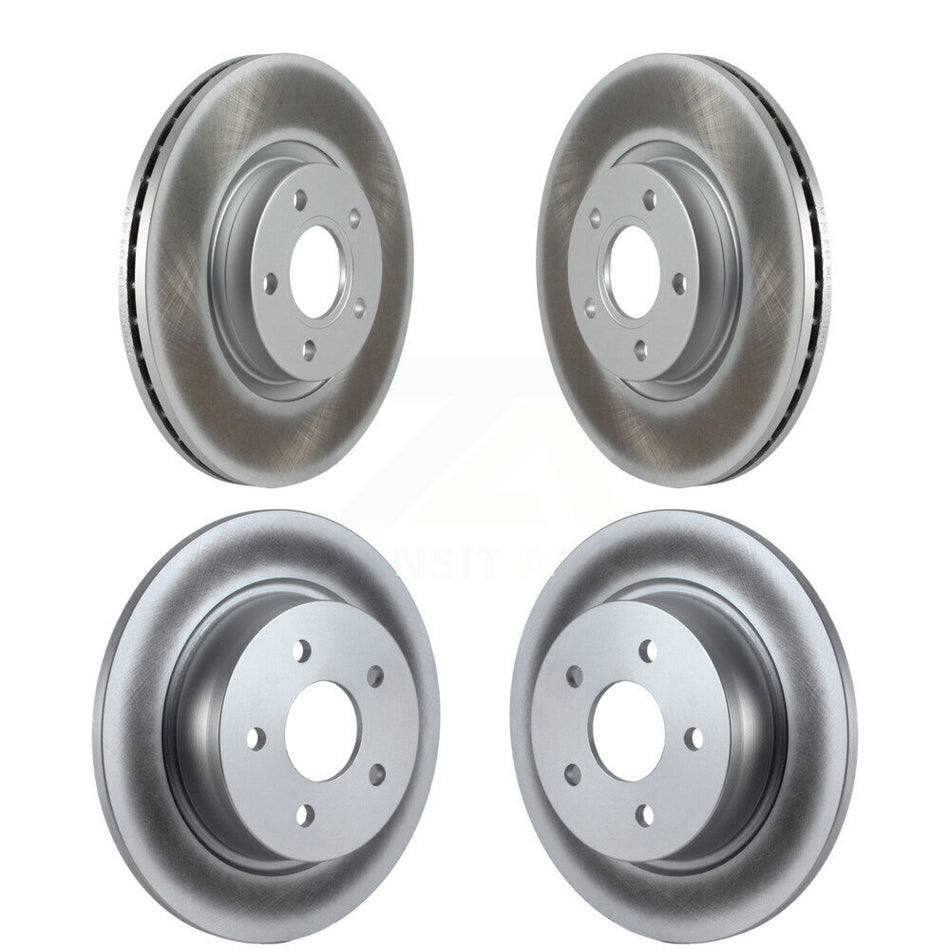 Front Rear Coated Disc Brake Rotors Kit For Ford Escape C-Max KG-101066