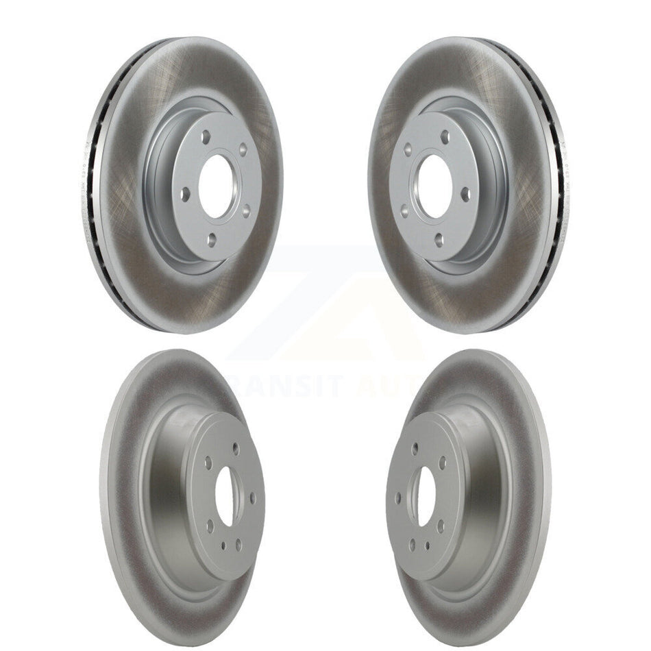Front Rear Coated Disc Brake Rotors Kit For Ford Escape KG-101067
