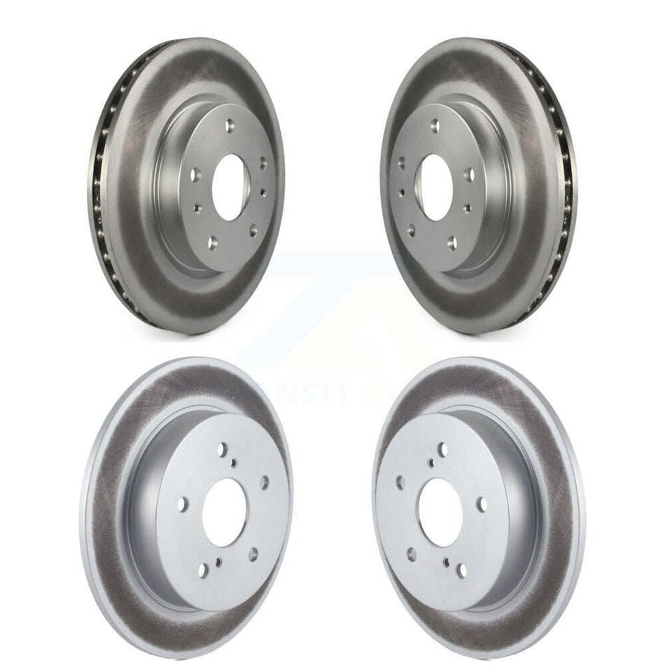 Front Rear Coated Disc Brake Rotors Kit For Suzuki SX4 Crossover KG-101074