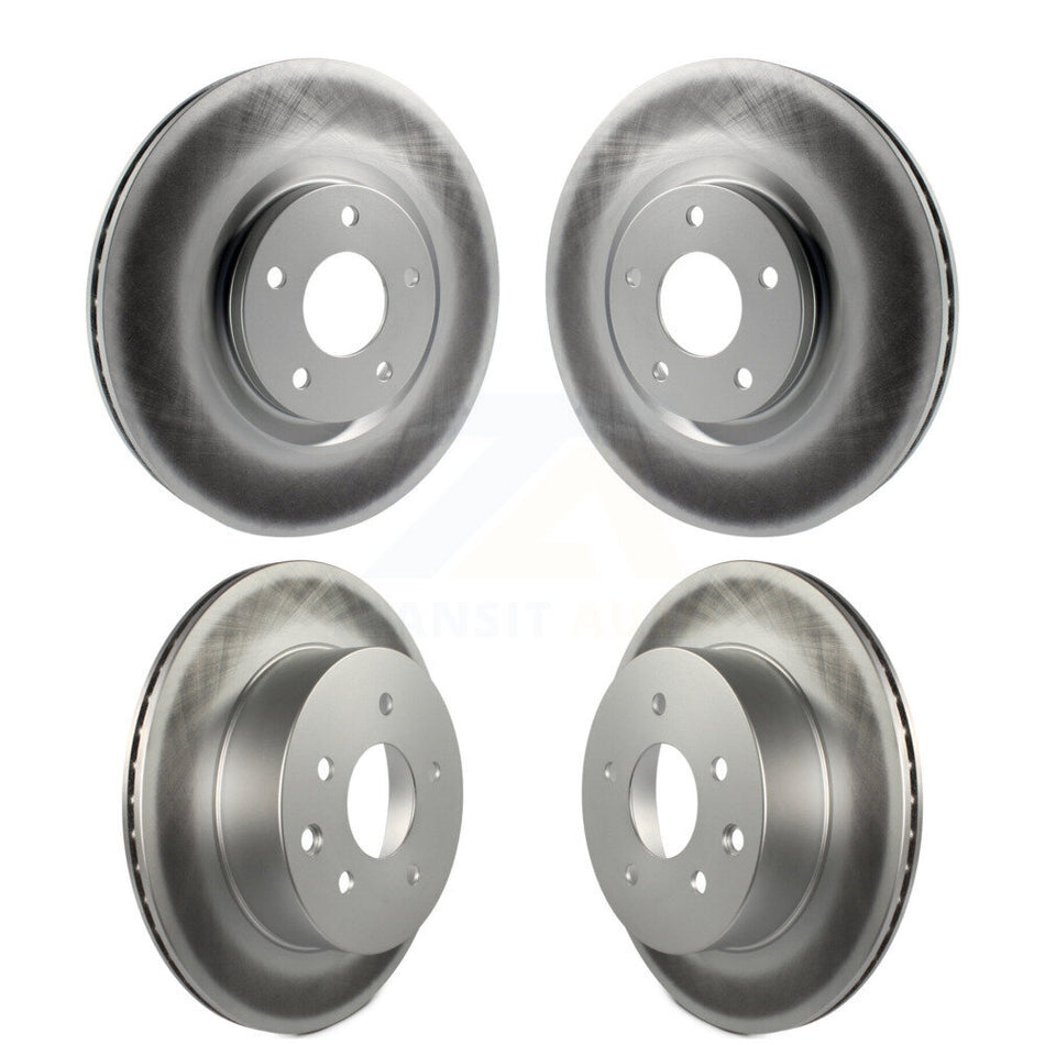 Front Rear Coated Disc Brake Rotors Kit For 2014-2017 Nissan Juke Nismo RS KG-101087
