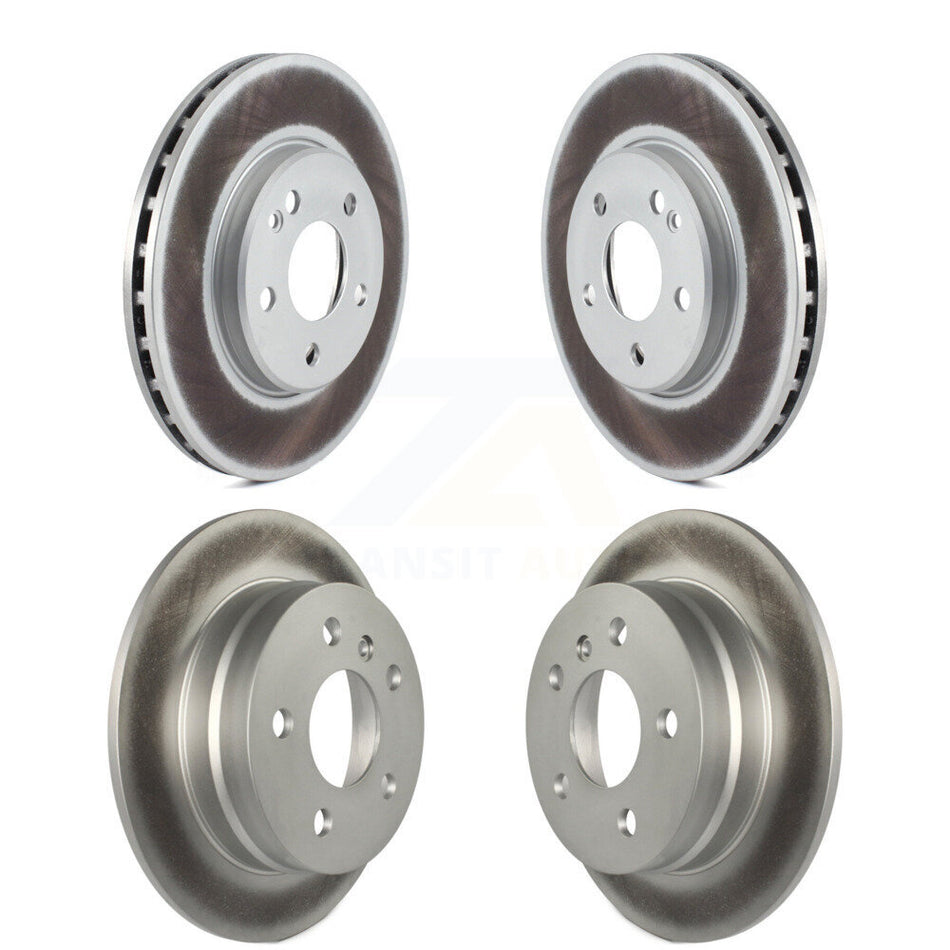 Front Rear Coated Disc Brake Rotors Kit For 2006-2011 Mercedes-Benz B200 KG-101101
