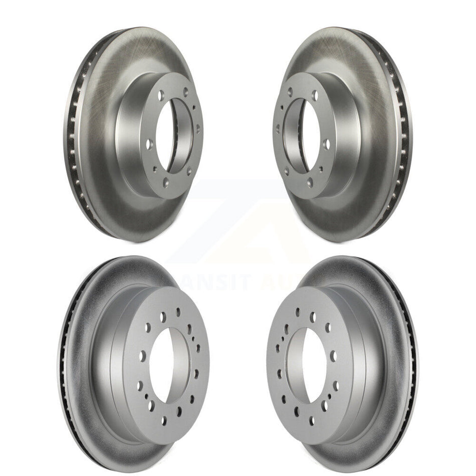 Front Rear Coated Disc Brake Rotors Kit For Toyota 4Runner FJ Cruiser KG-101102