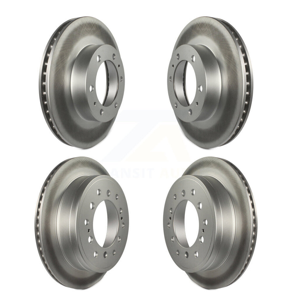 Front Rear Coated Disc Brake Rotors Kit For 2010-2014 Toyota FJ Cruiser KG-101103