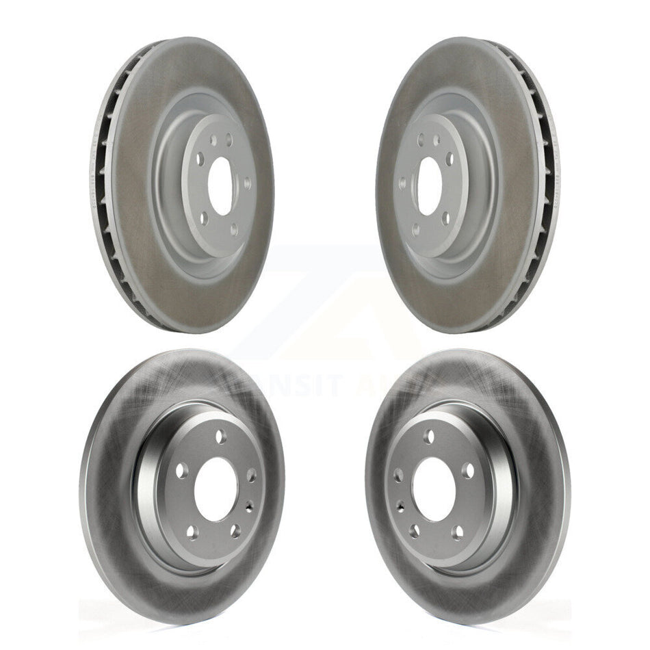 Front Rear Coated Disc Brake Rotors Kit For Audi Q5 A6 With 345mm Diameter Rotor KG-101105