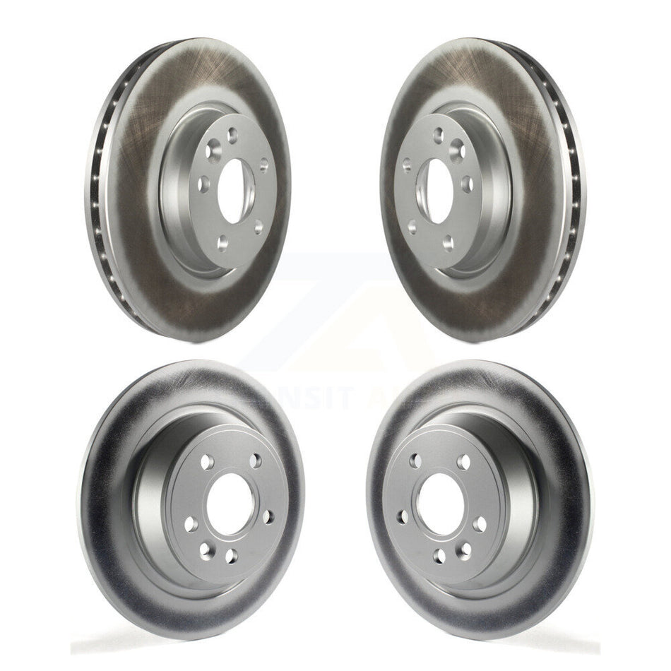 Front Rear Coated Disc Brake Rotors Kit For 2012-2015 Land Rover Range Evoque KG-101113