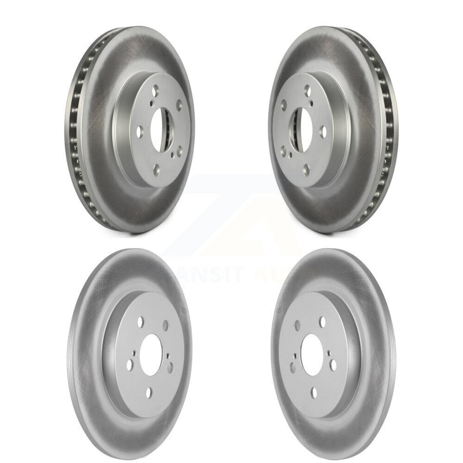 Front Rear Coated Disc Brake Rotors Kit For Lexus CT200h KG-101120