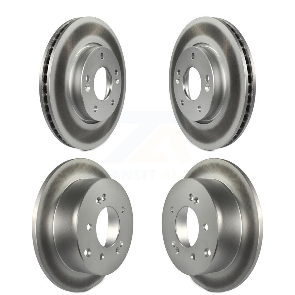 Front Rear Coated Disc Brake Rotors Kit For Kia Forte Soul Koup Forte5 KG-101121