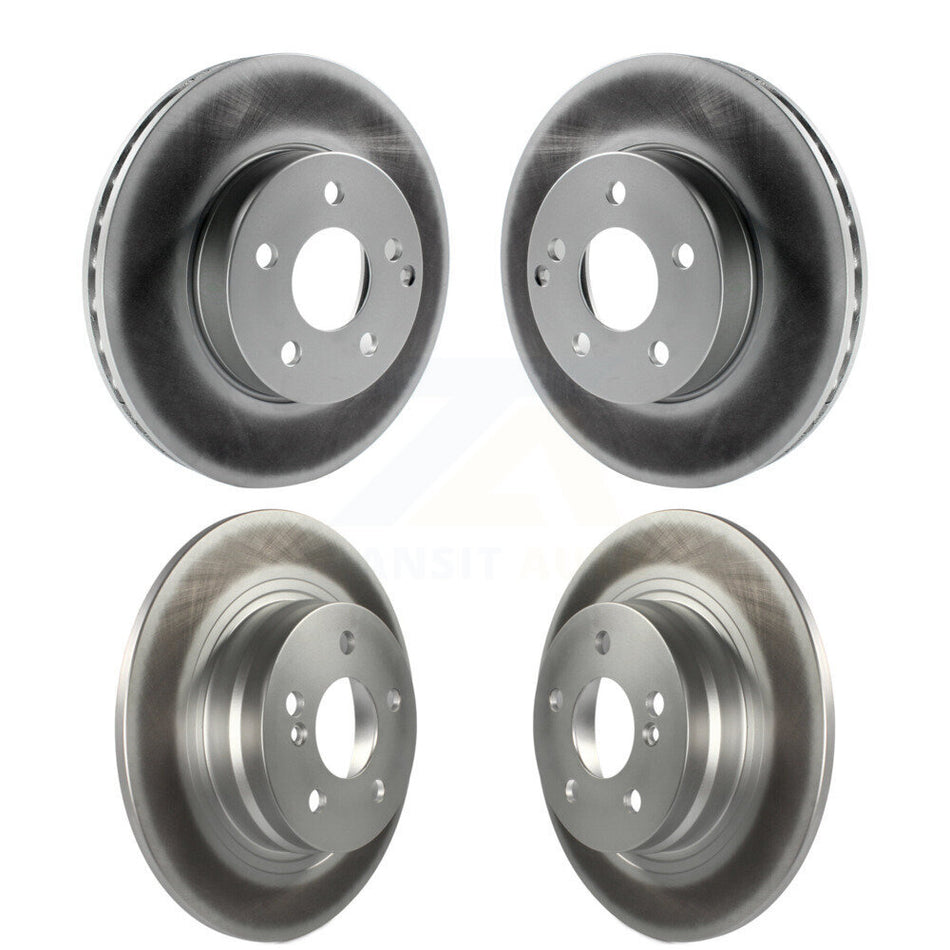 Front Rear Coated Disc Brake Rotors Kit For Mercedes-Benz C300 C250 C230 KG-101127