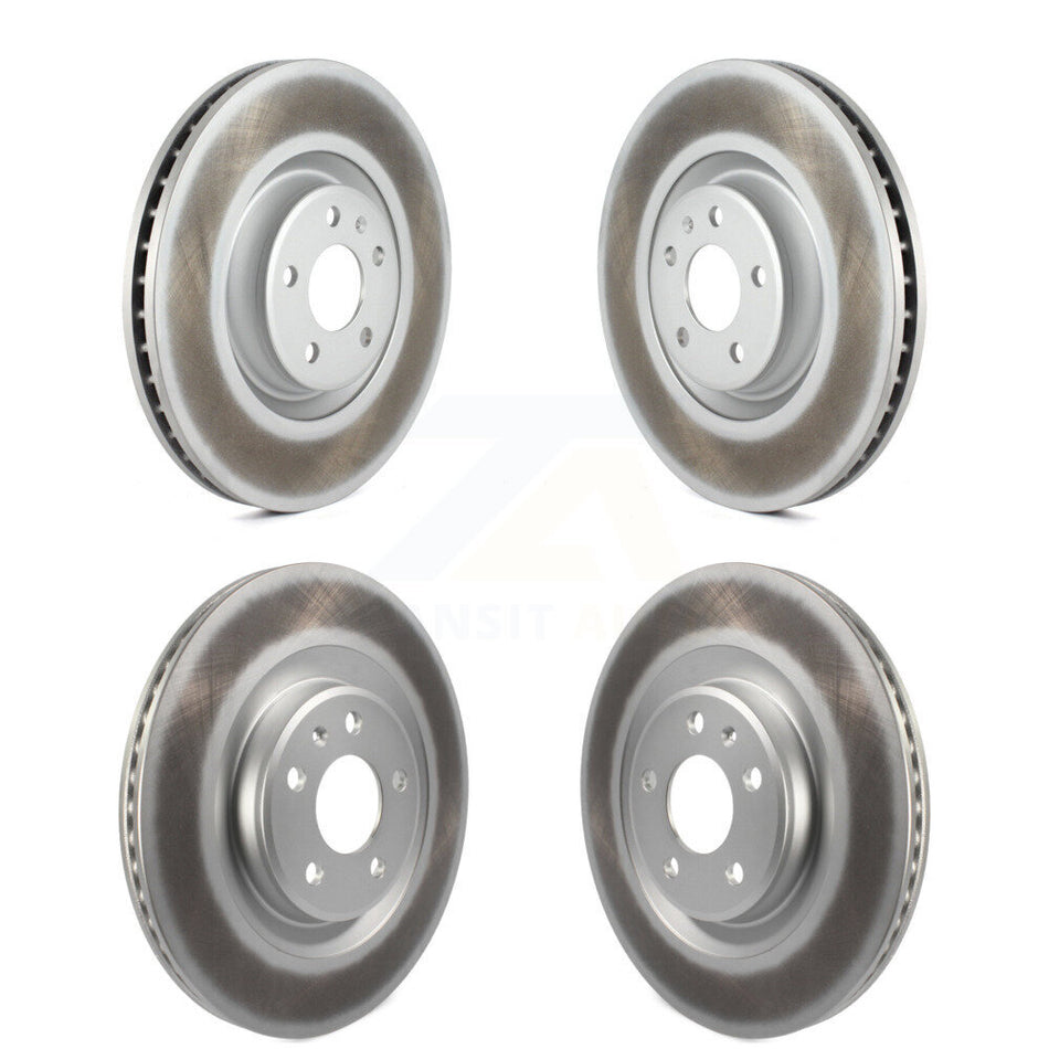 Front Rear Coated Disc Brake Rotors Kit For Audi A6 Quattro A7 KG-101151