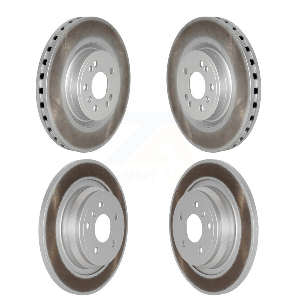 Front Rear Coated Disc Brake Rotors Kit For Mercedes-Benz ML350 GLE350 ML250 GLE300d KG-101158