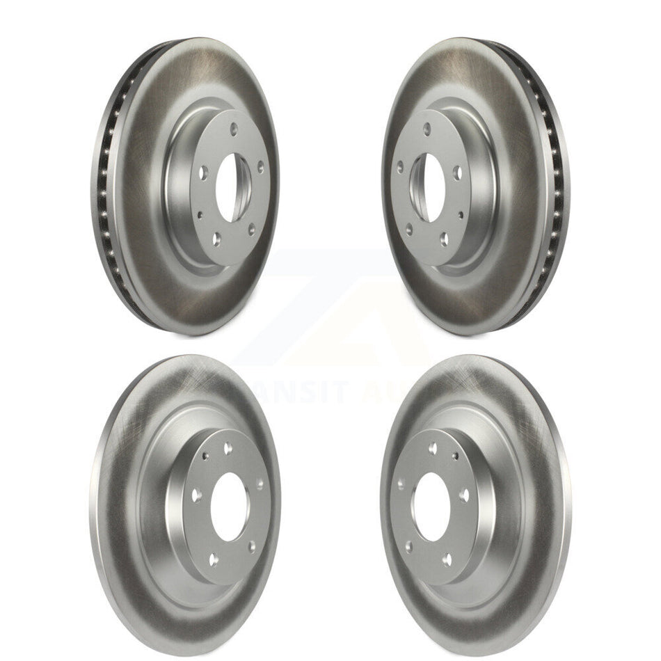 Front Rear Coated Disc Brake Rotors Kit For 2013-2015 Mazda CX-5 KG-101161