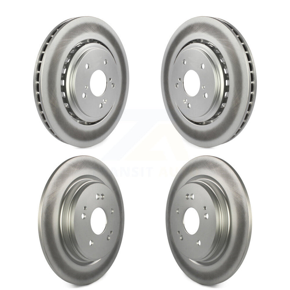 Front Rear Coated Disc Brake Rotors Kit For 2015-2020 Acura TLX KG-101175