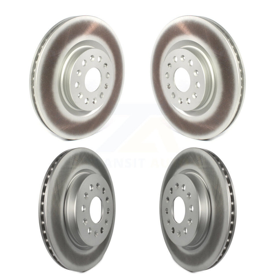 Front Rear Coated Disc Brake Rotors Kit For Cadillac XT5 Buick Enclave XT6 KG-101219