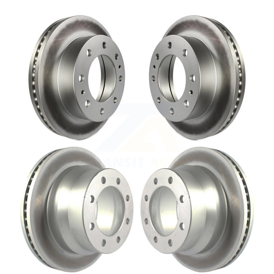 Front Rear Coated Disc Brake Rotors Kit For Chevrolet Express 4500 GMC Savana KG-101225