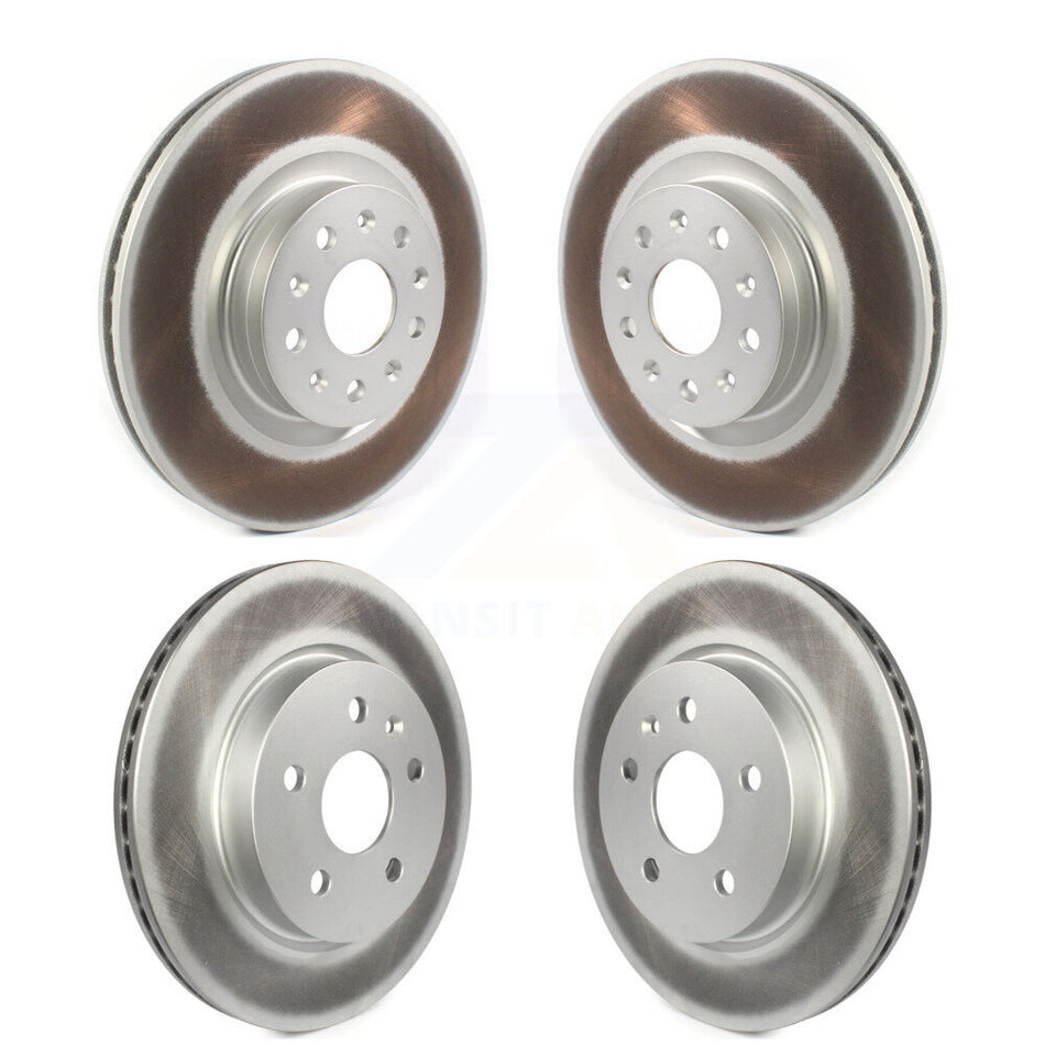 Front Rear Coated Disc Brake Rotors Kit For Cadillac CT6 Chevrolet CT5 Camaro KG-101231