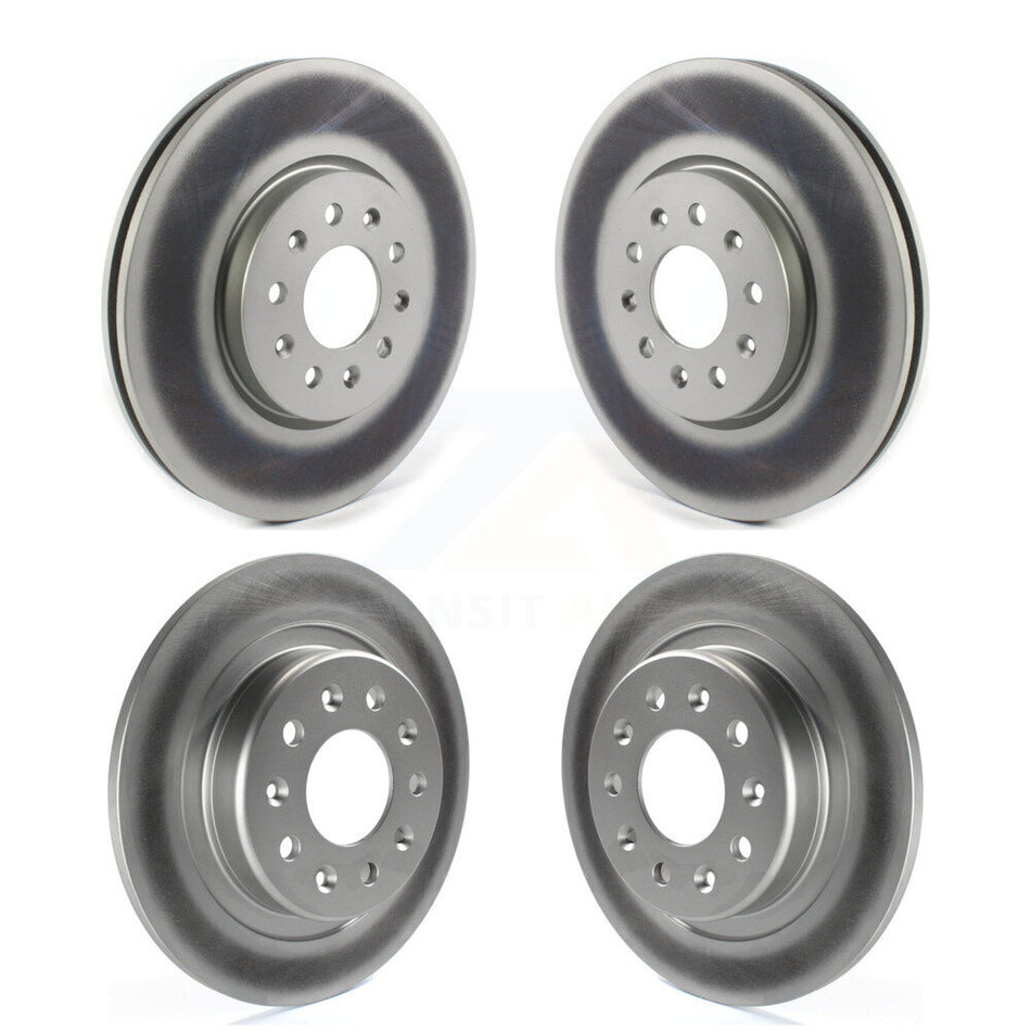 Front Rear Coated Disc Brake Rotors Kit For Chevrolet Equinox GMC Terrain Buick Envision LaCrosse KG-101234