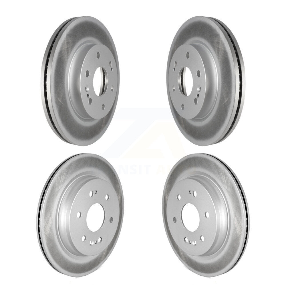 Front Rear Coat Brake Rotor Kit For GMC Chevrolet Silverado 1500 Sierra Yukon Tahoe XL LTD KG-101238