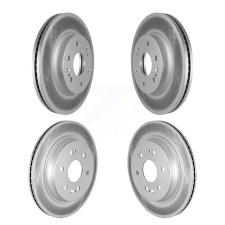 Front Rear Coat Brake Rotor Kit For GMC Chevrolet Silverado 1500 Sierra Yukon Tahoe XL LTD KG-101238