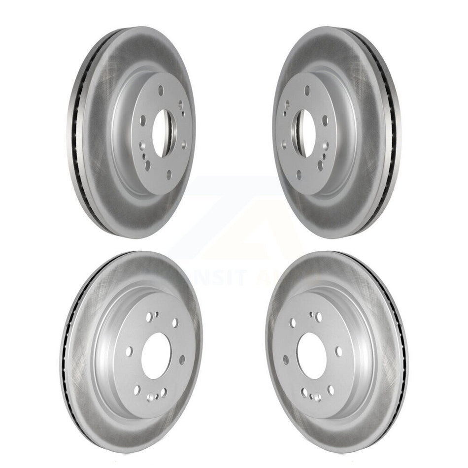 Front Rear Coat Brake Rotor Kit For GMC Chevrolet Silverado 1500 Sierra Yukon Tahoe XL LTD KG-101238