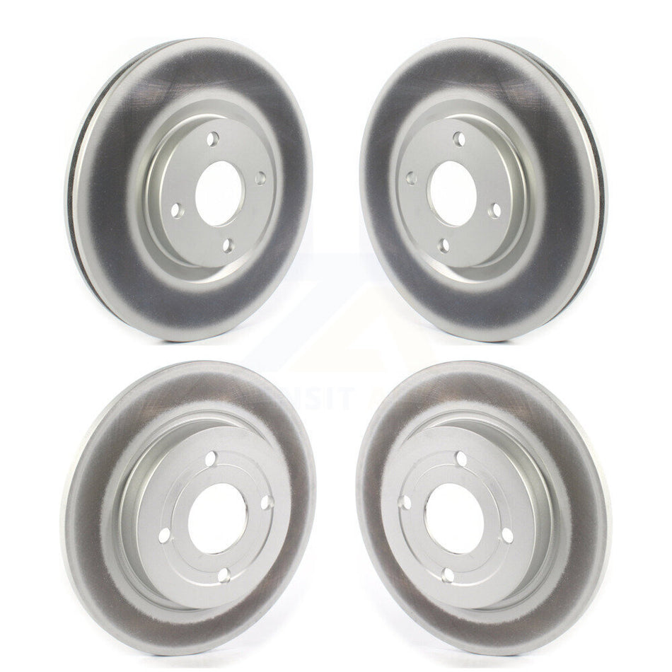 Front Rear Coated Disc Brake Rotors Kit For Ford EcoSport KG-101243