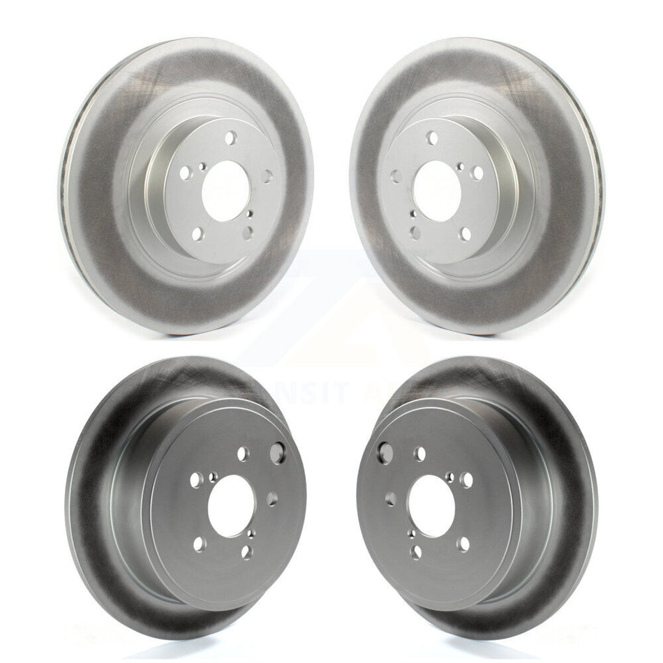 Front Rear Coated Disc Brake Rotors Kit For Subaru Outback Impreza Forester Legacy KG-101253