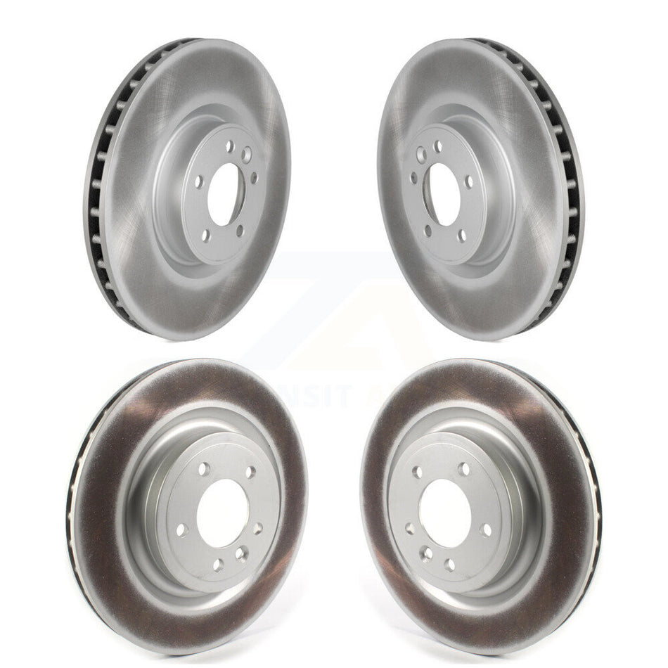 Front Rear Coated Disc Brake Rotors Kit For Land Rover Range Sport KG-101269