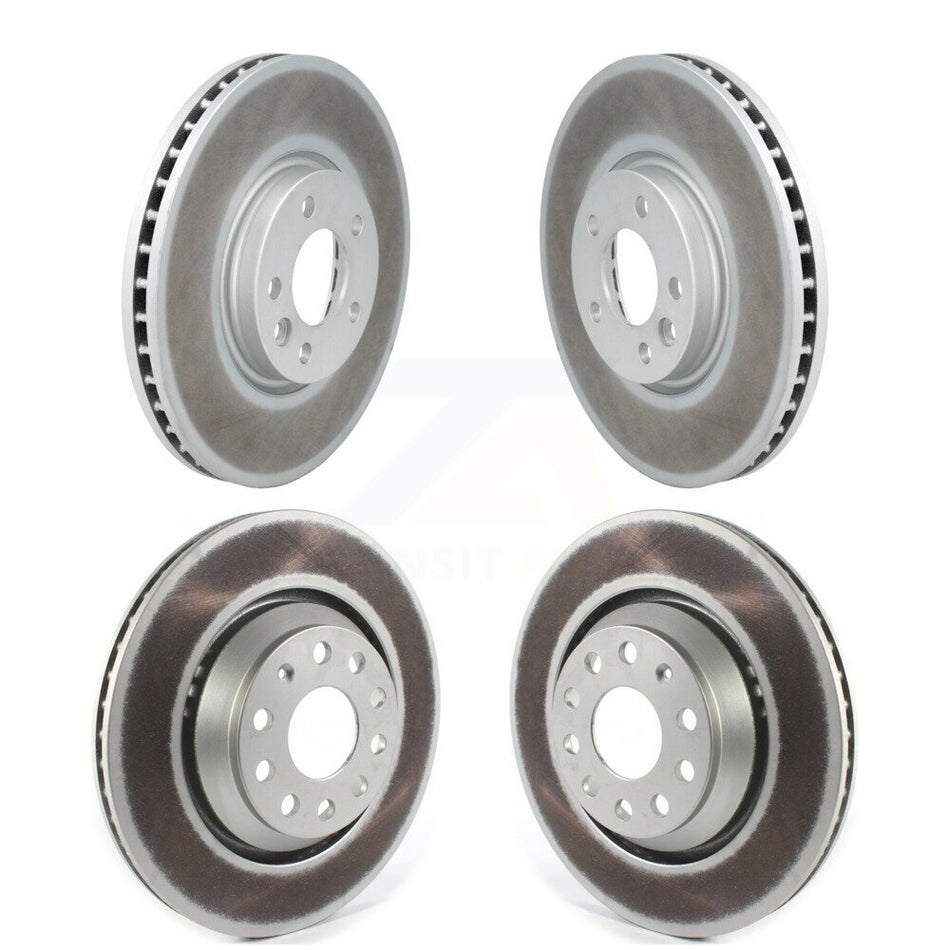 Front Rear Coated Disc Brake Rotors Kit For Volkswagen CC Passat KG-101270