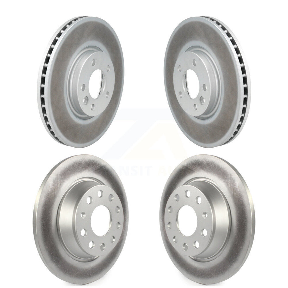 Front Rear Coated Disc Brake Rotors Kit For Volkswagen CC With 340mm Diameter Rotor KG-101271