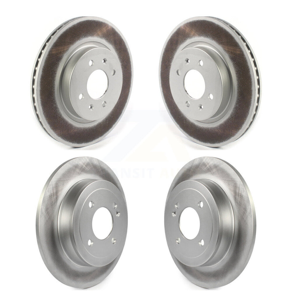 Front Rear Coated Disc Brake Rotors Kit For Kia Rio Hyundai Accent KG-101272