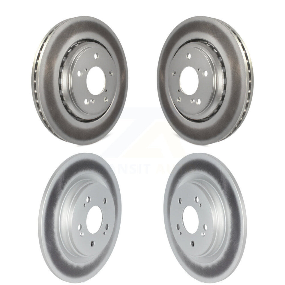 Front Rear Coated Disc Brake Rotors Kit For 2018-2024 Honda Odyssey KG-101275