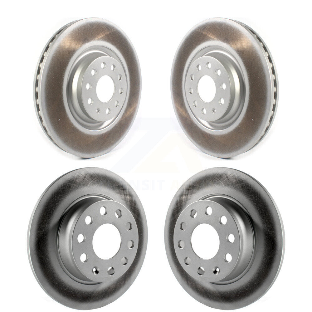 Front Rear Coated Disc Brake Rotor Kit For Audi A3 Quattro With 340mm Diameter KG-101278