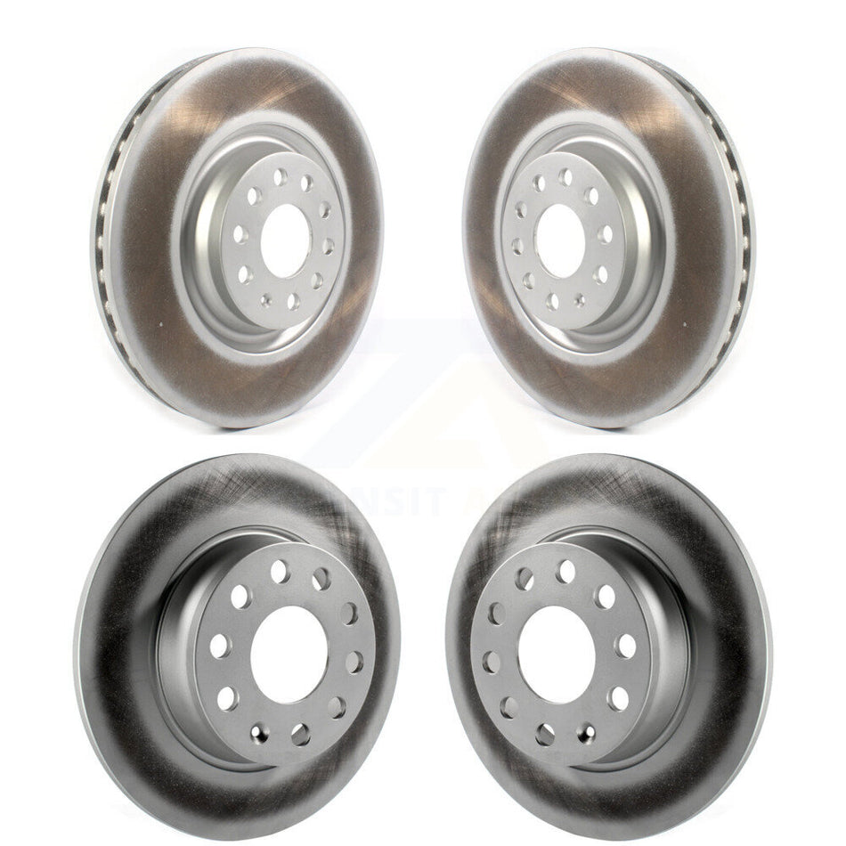 Front Rear Coated Disc Brake Rotor Kit For Audi A3 Quattro With 340mm Diameter KG-101278