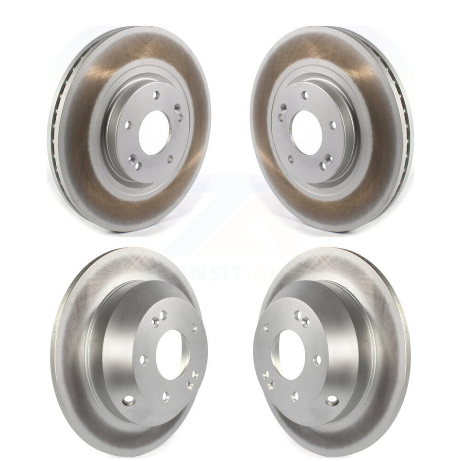 Front Rear Coated Disc Brake Rotors Kit For 2015-2021 Kia Sedona KG-101288
