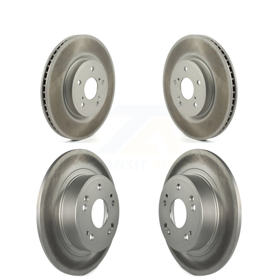 Front Rear Coated Disc Brake Rotors Kit For Honda Accord KG-101291