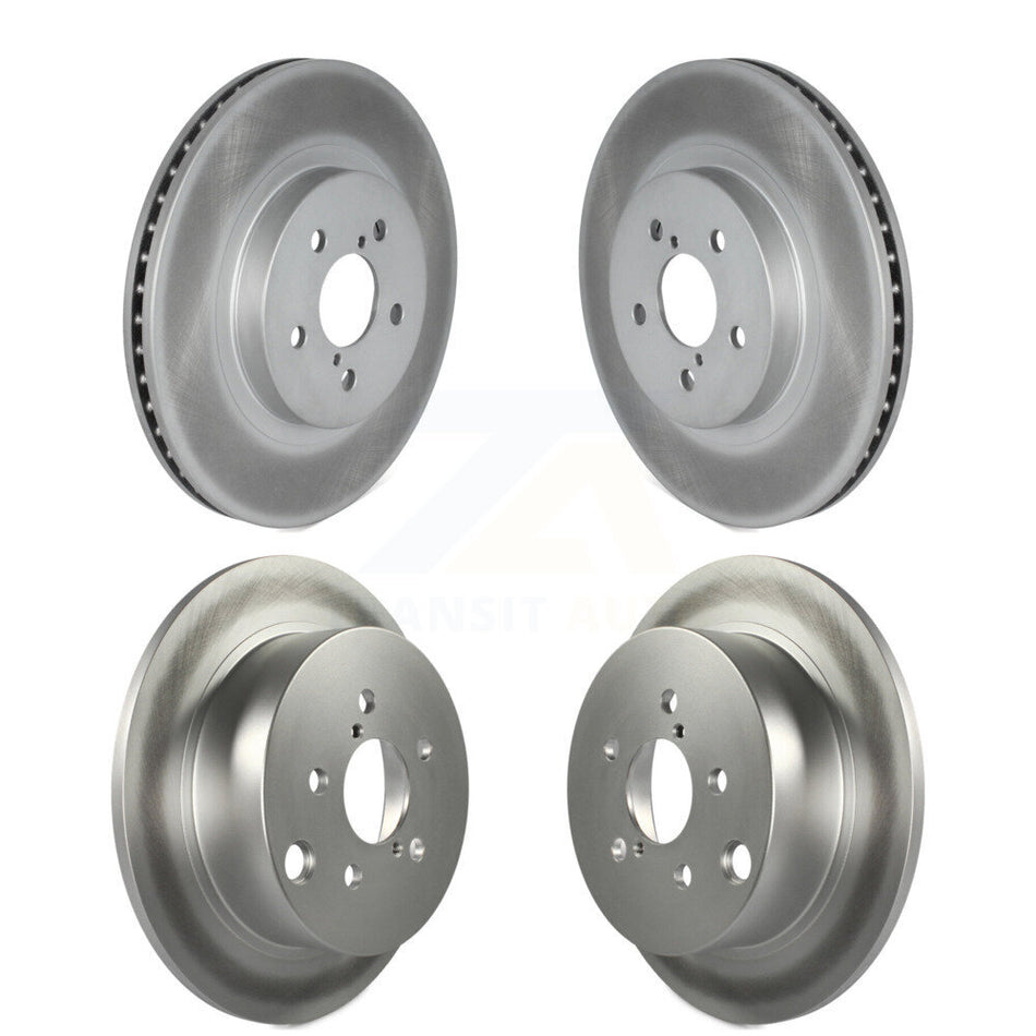 Front Rear Coated Disc Brake Rotors Kit For Subaru Crosstrek Impreza KG-101304
