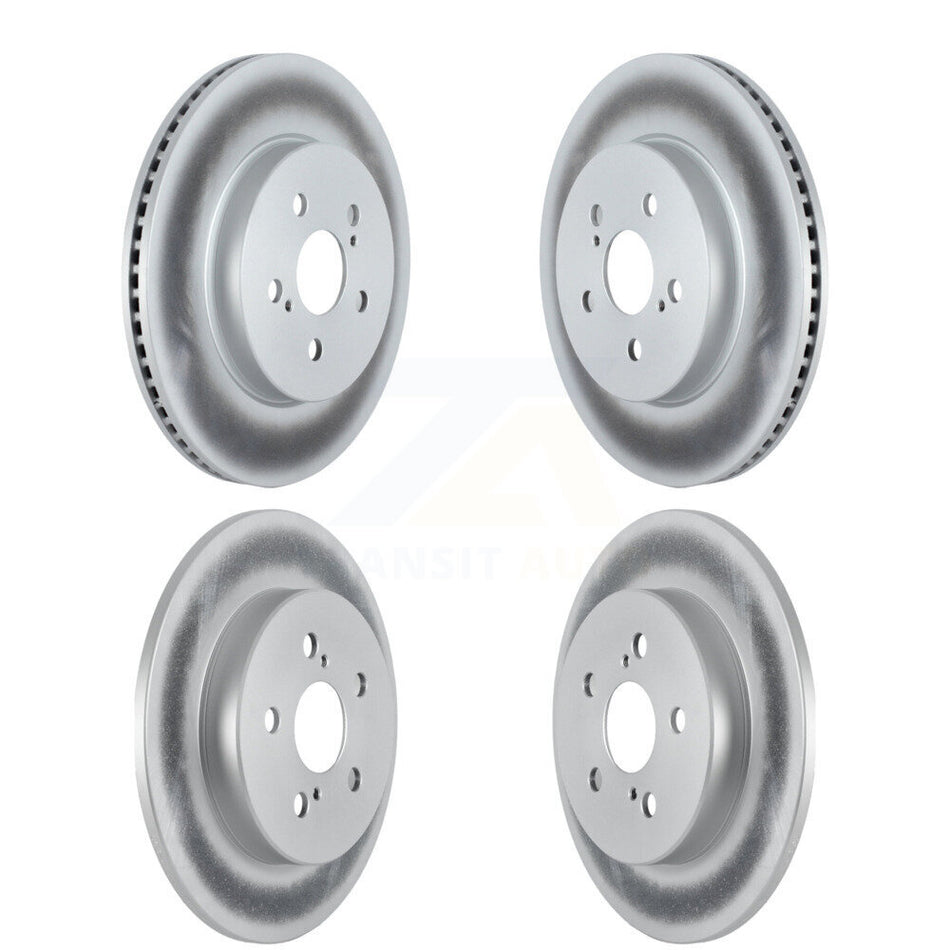 Front Rear Coated Disc Brake Rotors Kit For Toyota Corolla KG-101307