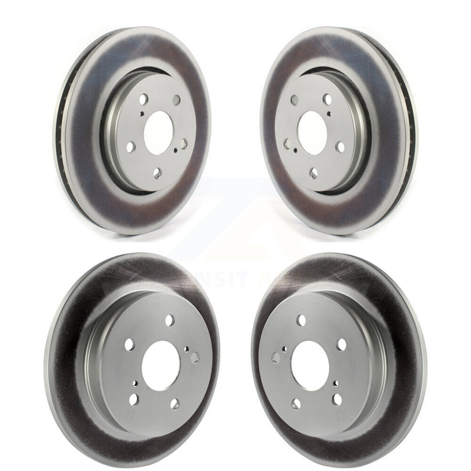 Front Rear Coated Disc Brake Rotors Kit For Toyota C-HR KG-101308