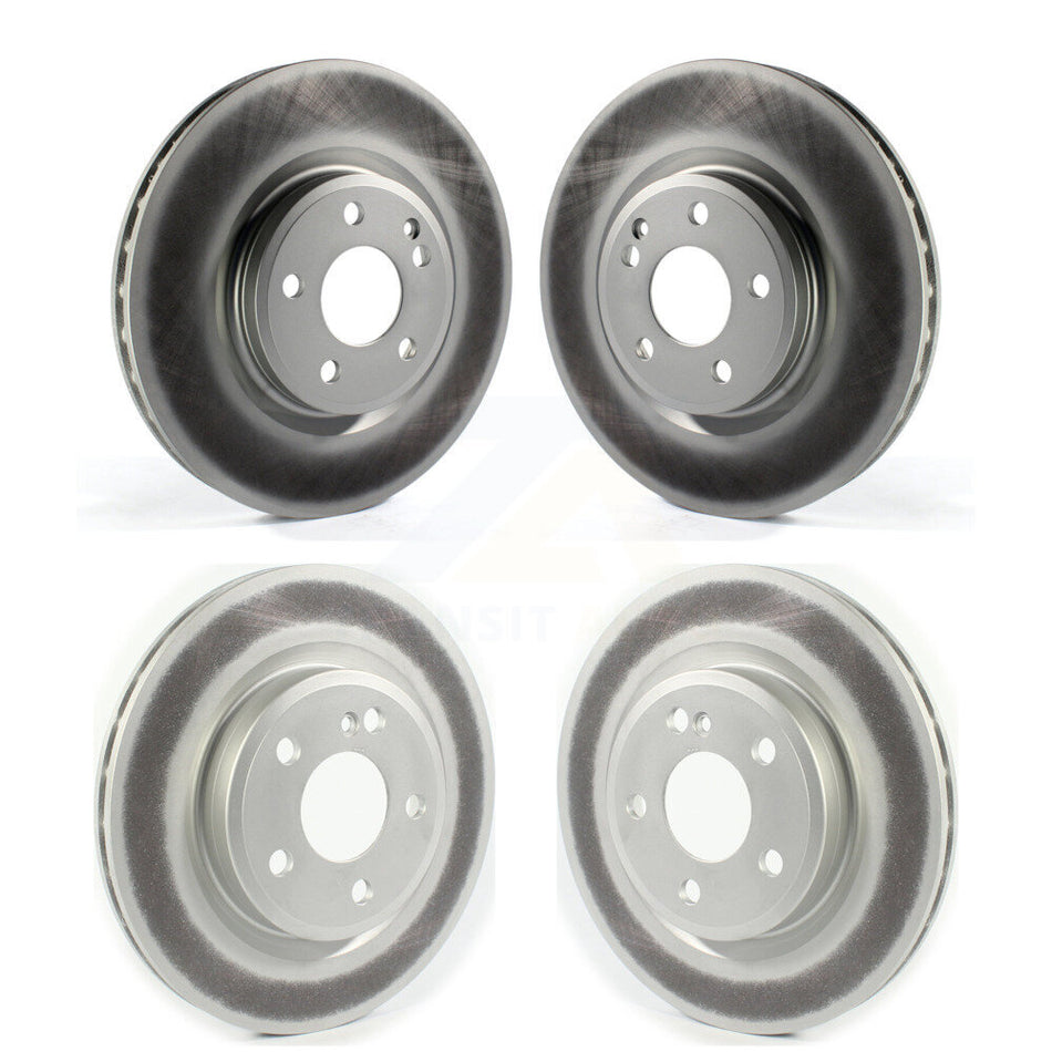 Front Rear Coated Disc Brake Rotors Kit For Mercedes-Benz CLA250 GLA250 INFINITI QX30 KG-101382