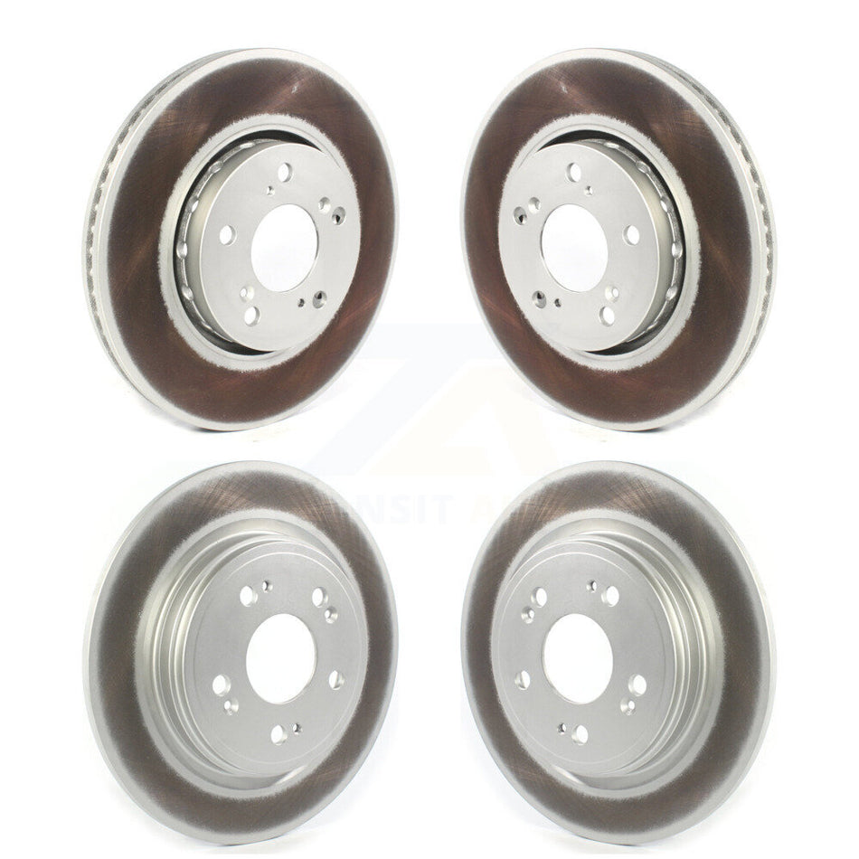 Front Rear Coated Disc Brake Rotors Kit For Acura RLX KG-101389