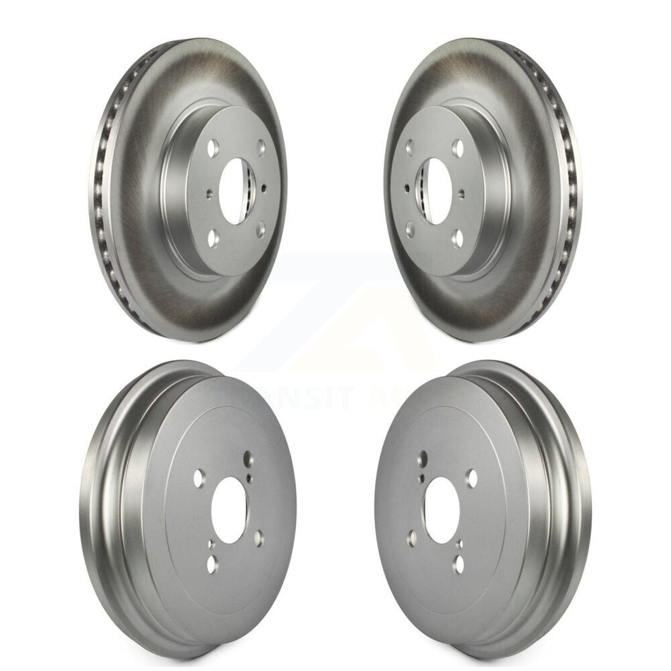 Front Rear Disc Brake Rotors Drums Kit For Toyota Yaris KG-101437