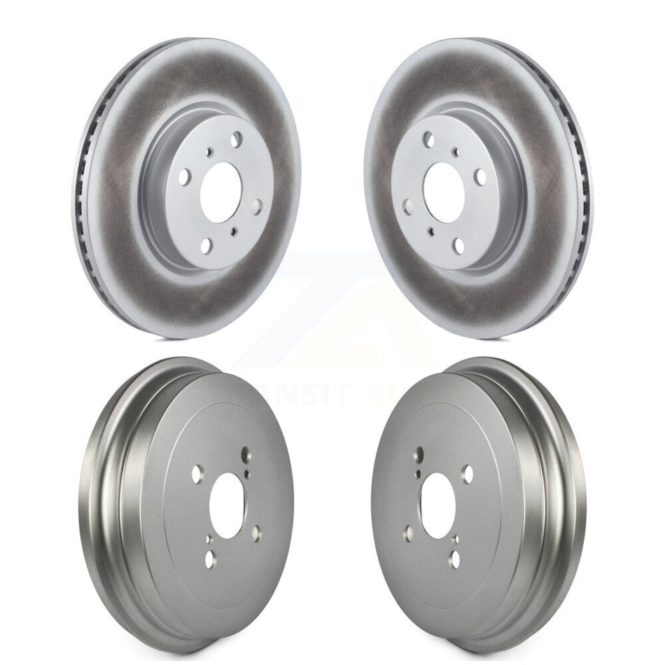 Front Rear Disc Brake Rotors Drums Kit For Toyota Yaris KG-101438