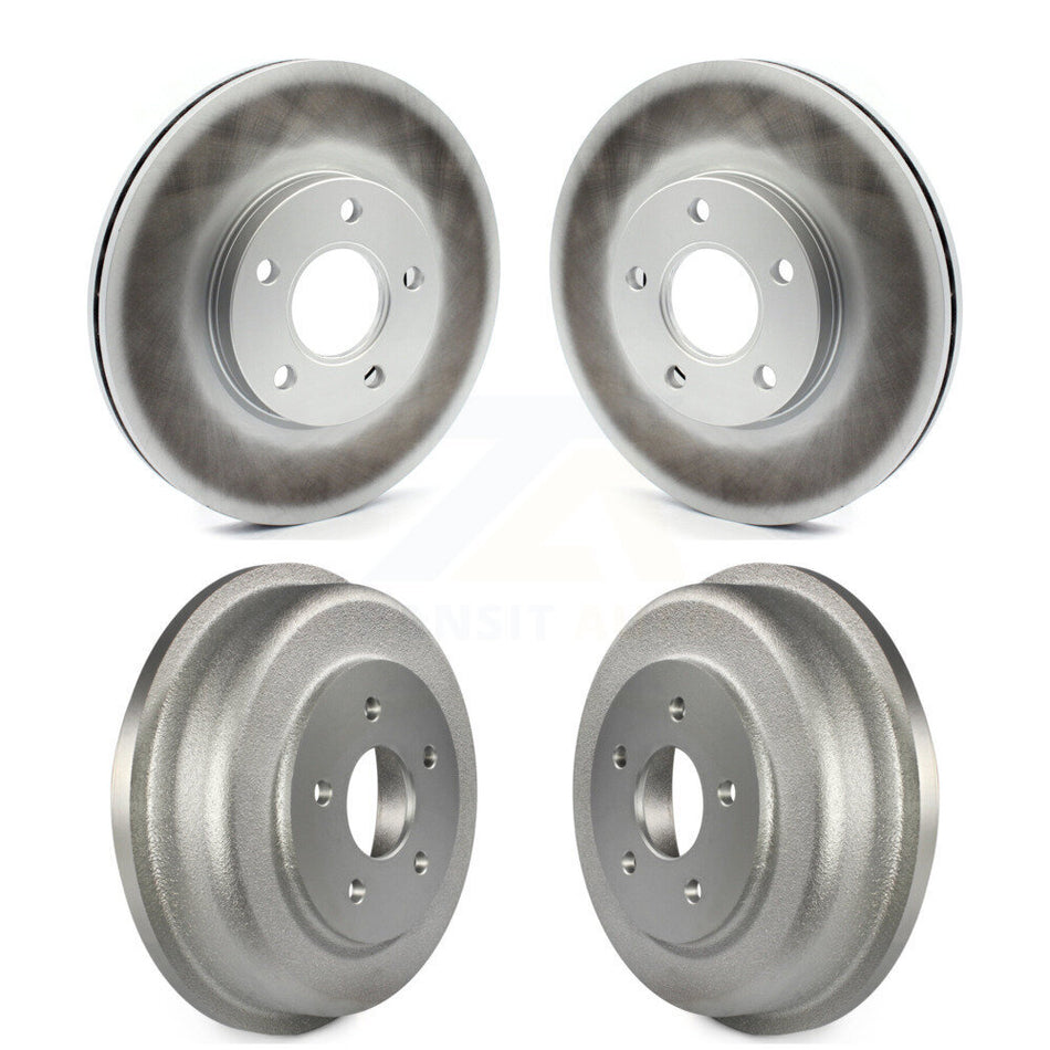 Front Rear Disc Brake Rotors Drums Kit For 2010-2013 Ford Transit Connect KG-101449